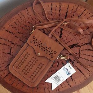 NWT Brown cross body bag